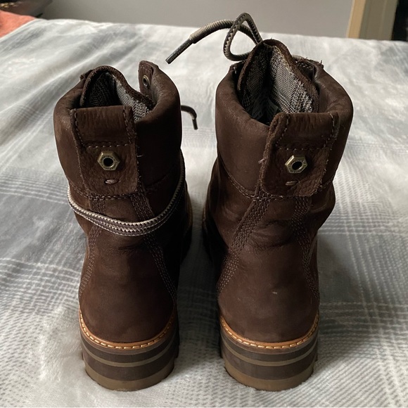 Timberland Women's Dark Brown Lace-Up Boots - Picture 7 of 10